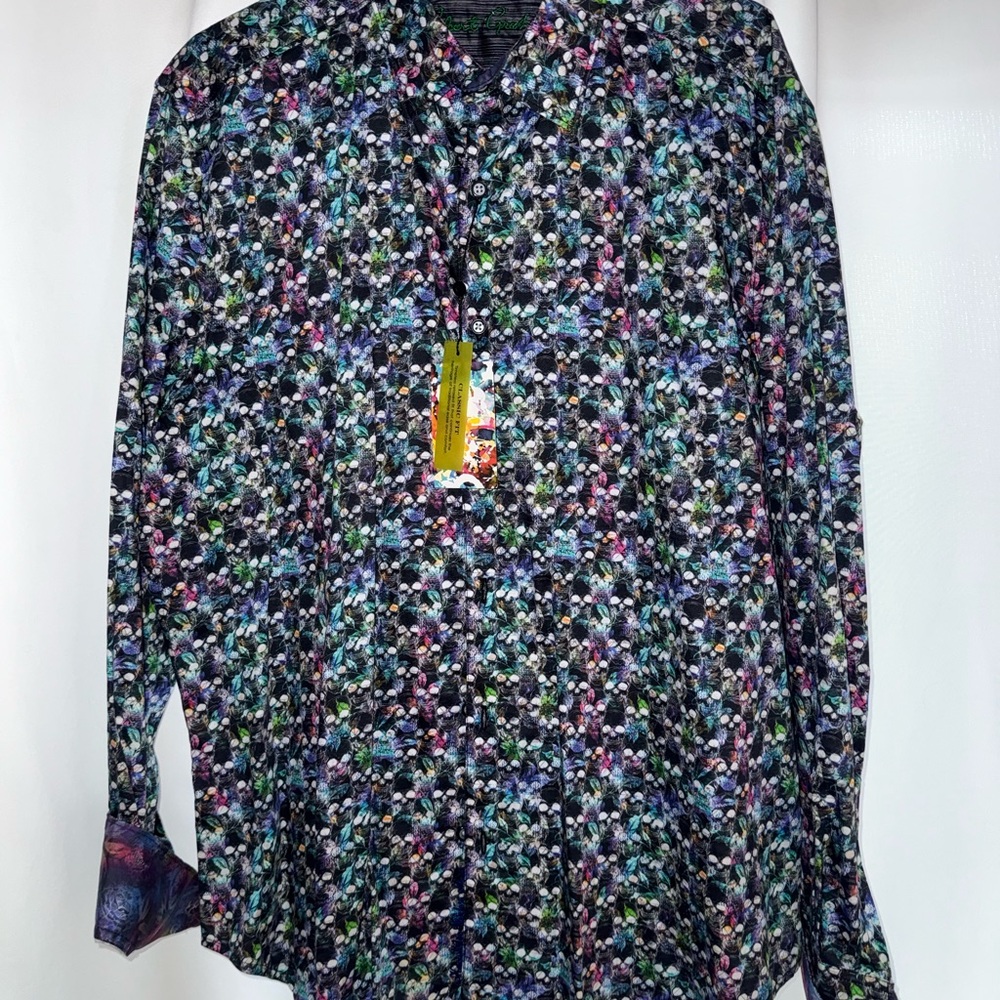 Robert Graham Colorful Skull Button Down Shirt